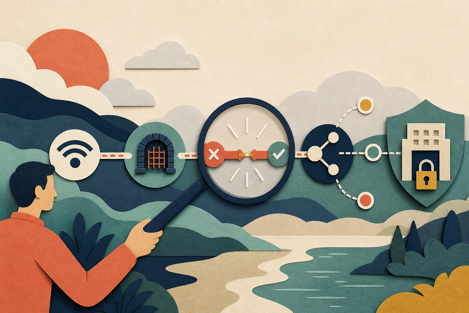 WatchGuard Mobile VPN connection health illustration