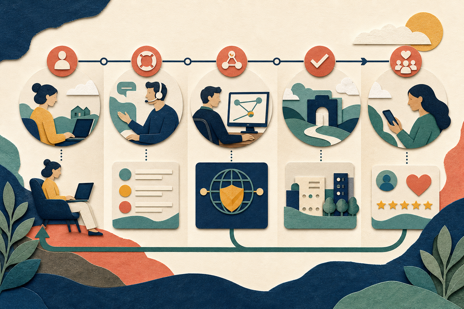 WatchGuard Mobile VPN support workflow illustration